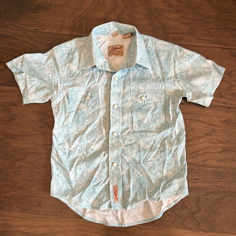Boys pearl snap shirt